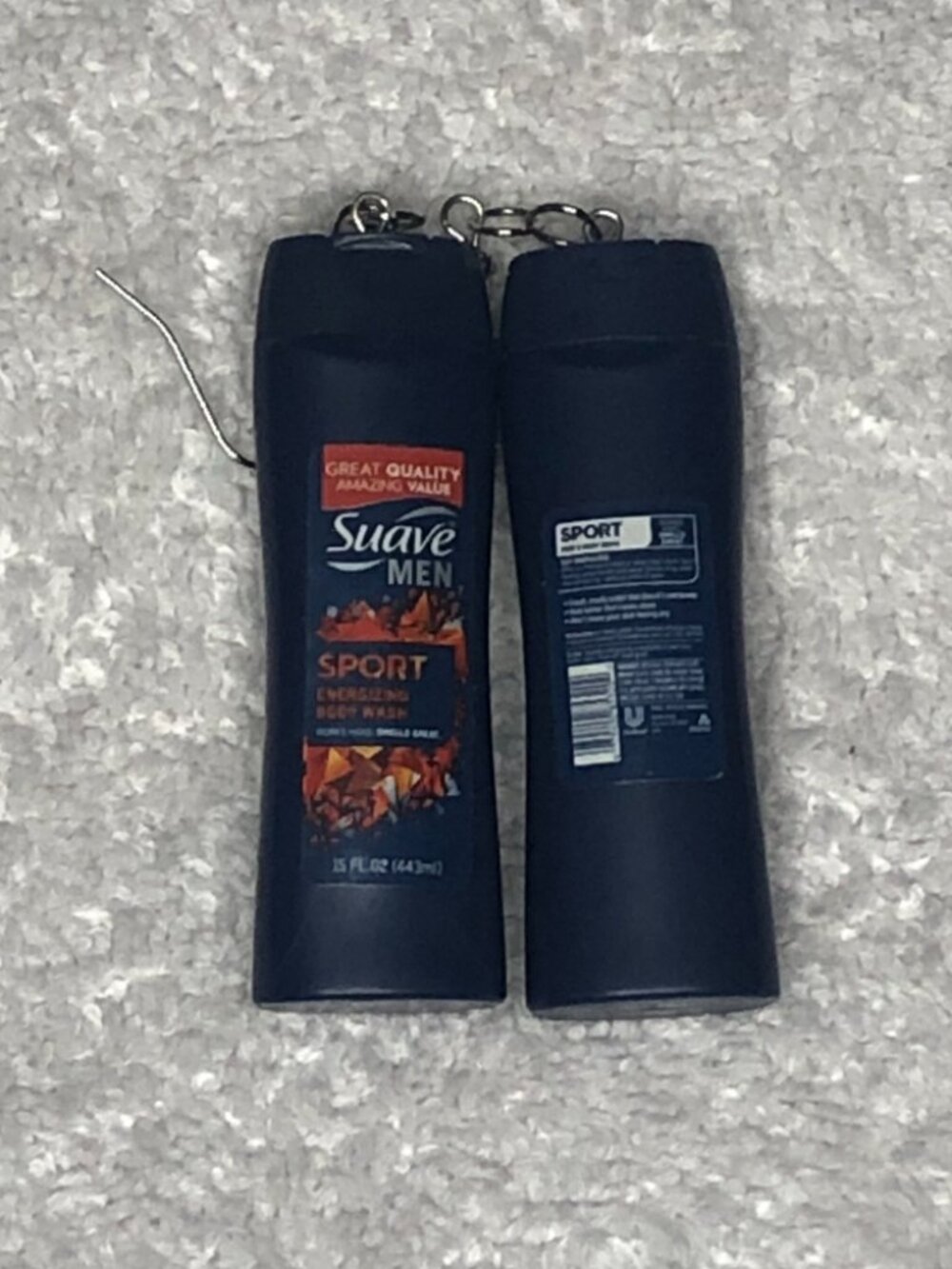 Mini Brands Sauve Men Sport Body Wash Earrings